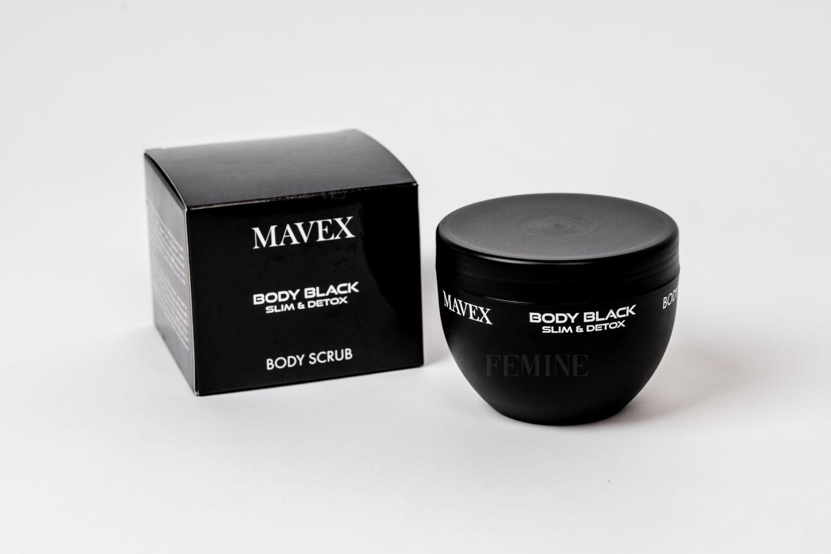 Mavex telový peeling Body Black Scrub 250ml