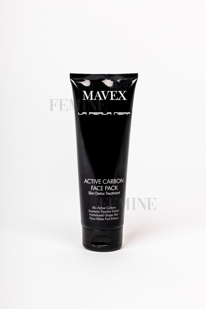 Mavex pleťová maska Active Carbon Face Pack 250ml