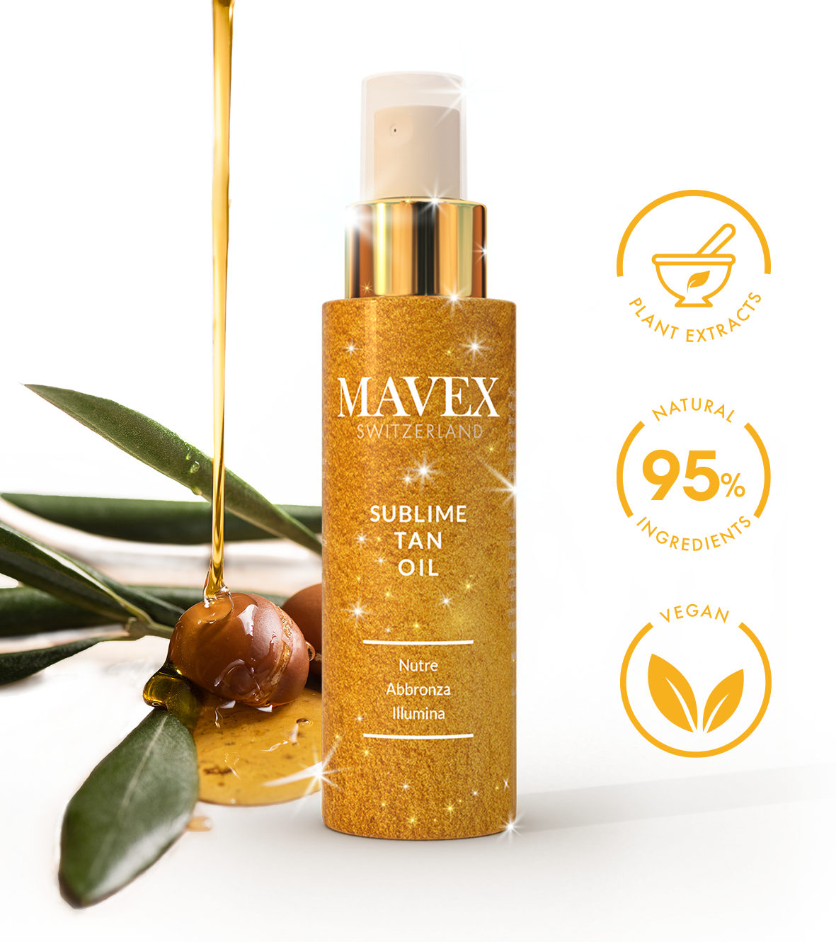 Mavex Sublime Tan Oil 100ml
